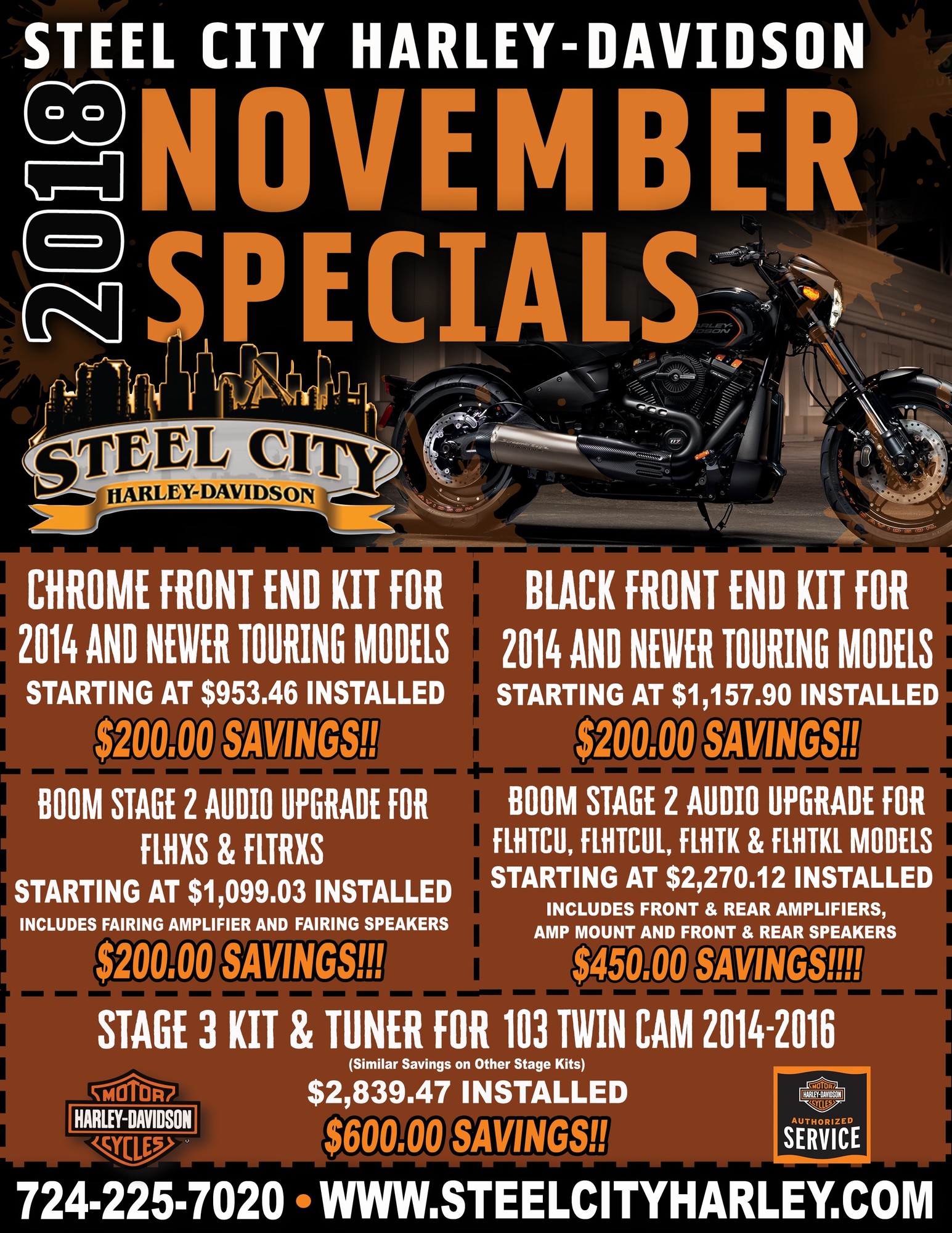 Current Specials Steel City HarleyDavidson® Washington Pennsylvania