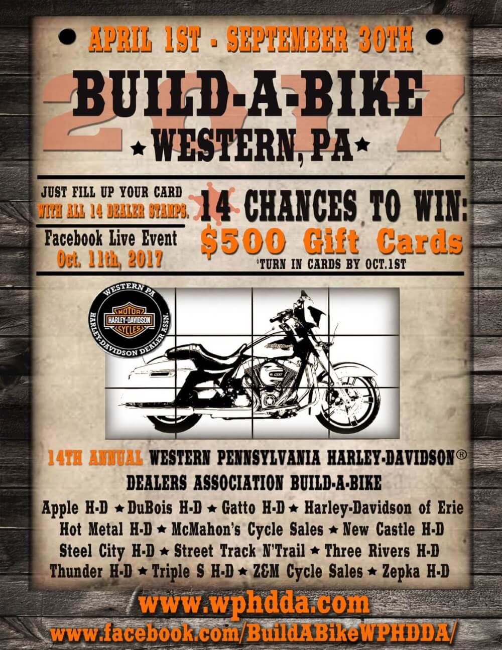 Build a Bike in Steel City Harley-Davidson®, Washington, Pennsylvania
